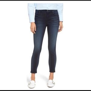 KUT High Rise Ankle Skinny Jeans 0